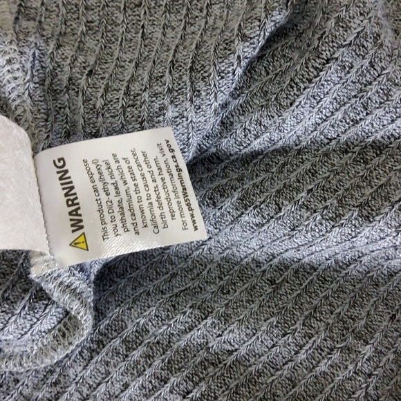 A Beautiful Soul Size B Boho Beachy Grey Top - Picture 6 of 6